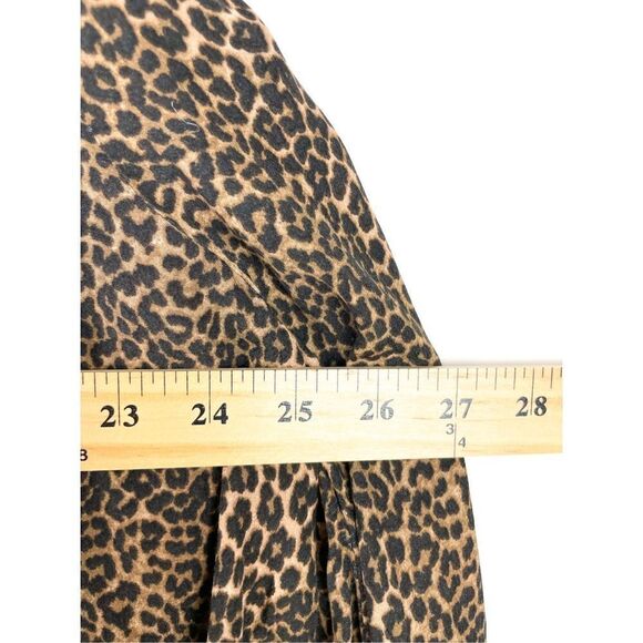 NWT Scotch & Soda Leopard V-neck Button-down Blouse - Picture 11 of 15
